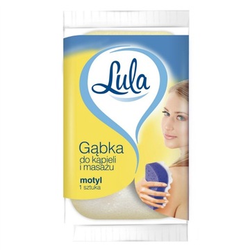 LULA Gąbka do kąpieli i masażu Motyl