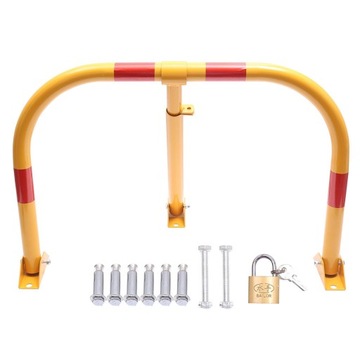 Складной запираемый парковочный замок с ключом и навесным замком