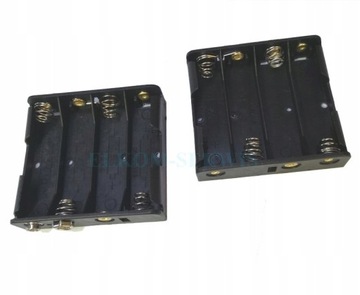 POJEMNIK KOSZYK NA BATERIE 4xAA 4x R6 AA ZŁĄCZE 9V