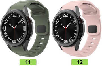 PASEK DO SAMSUNG GALAXY WATCH 4 5 6 40mm/44mm/45mm/46mm/47mm PRO | KOLORY