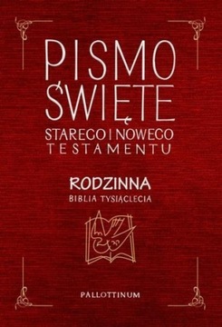 BIBLIA TYSIĄCLECIA RODZINNA CZERWONA