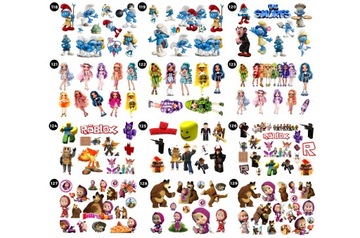 Моющиеся детские татуировки ROBLOX 300 DESIGNS