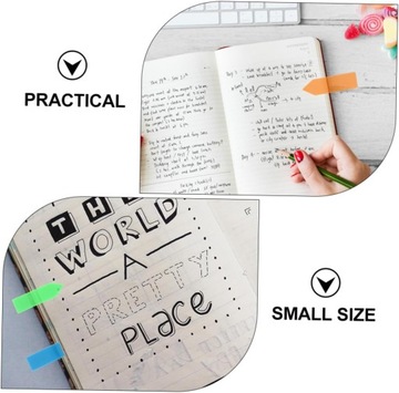 6 комплектов наклеек, красочные закладки, наклейки для офисных тетрадей и книг