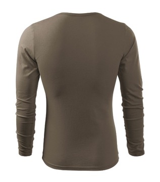 Мужская футболка с Malfini Fit-T LS 119 160G Army Malfini Malfini