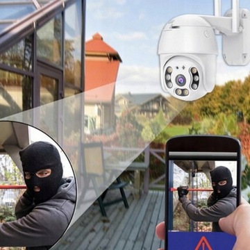 НАРУЖНАЯ WIFI КАМЕРА FULL HD 4x ZOOM 360