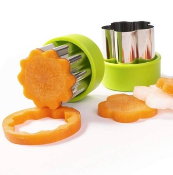 FOREMKI WYKRAWACZE FORMA DO OWOCÓW WARZYW CIASTEK CARVING OZDOBA 10szt 89