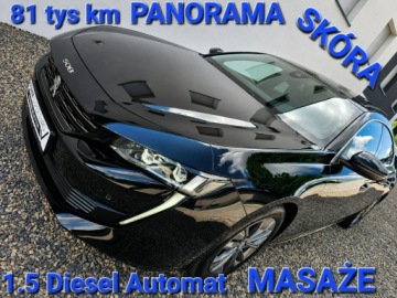 Peugeot 508 II Sedan 1.5 BlueHDI 130KM 2020 Peugeot 508 1.5 81tys km KAMERA PANORAMA Masaze