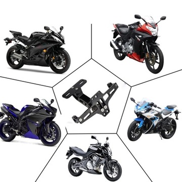 Держатель номерного знака мотоцикла со светодиодной подсветкой