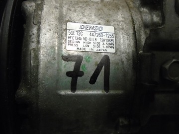 AURIS 2.2 KOMPRESOR KLIMATIZACE 447260-1255 (71)
