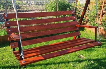 Noga Bok Huśtawki Ogrodowej Nogi Stalowe Ławki KOMPLET ze Śrubami i Hakami