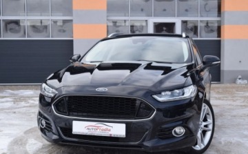 Ford Mondeo V Kombi 2.0 TDCi Bi-Turbo 210KM 2016 Ford Mondeo 2.0 TDCI 210 PS PowerShif ST-Line Fuul Ledy kamera Lopatki Na, zdjęcie 3