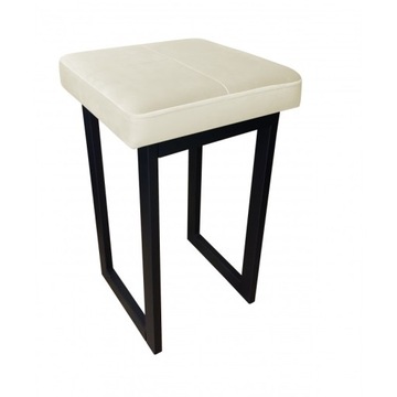 Kość słoniowa taboret hoker loft 45 cm LLAMA 50