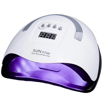 УФ-ЛАМПА ДЛЯ НОГТЕЙ 220ВТ ДЛЯ ГИБРИДНЫХ СВЕТОДИОДНЫХ ГЕЛЕЙ SUN X7 DUAL MAX МОЩНОСТЬ 5 РЕЖИМОВ