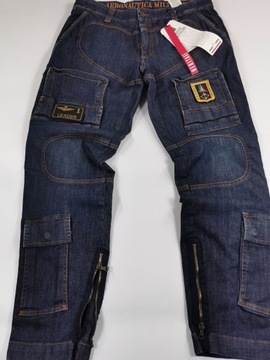 Aeronautica Militare Anti-G nohavice jeans pas 92 M