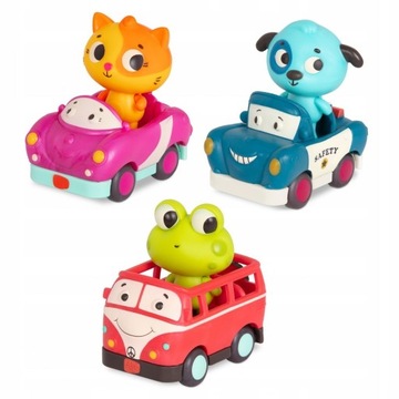 B.TOYS zestaw AUTKA z PASAŻERAMI sensoryczne