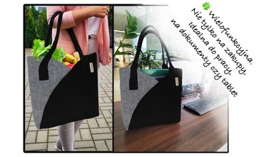 Сумка-шоппер из экологического фетра - Цветок