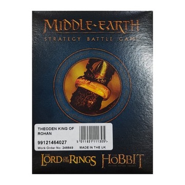 Theoden King of Rohan, Lord of the Rings