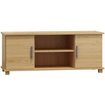 SZAFKA RTV DREWNIANA SOSNOWA OLCHA DĄB GRAY 120cm