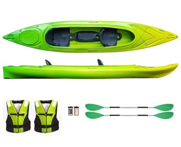 Zestaw Kajak Sprinter II+ Wiosło Kamizelka Etui