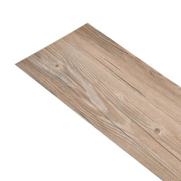 Panele podłogowe PVC, 5,26 m², 2 mm, brązowy dąb,