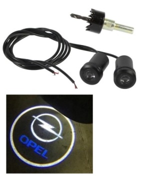 OPEL VECTRA B C ZAFIRA A PROJEKTOR LED LOGO DRZWI