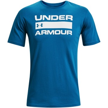 Koszulka męska Under Armour Team Issue Wordmark SS niebieska 1329582 432 S