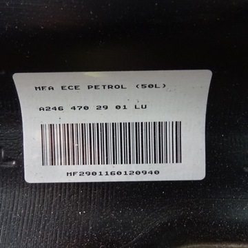 MERCEDES A W176 1.6B NÁDRŽ PALIVA A2464702901