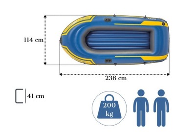 Надувной понтон Challenger 2 INTEX 68367