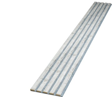 Lamele na szarym filcu Noble 275cm x 27cm - Suomi 703