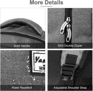 БОЛЬШОЙ РЮКЗАК ДЛЯ НОУТБУКА ДЛЯ ПУТЕШЕСТВИЙ 50см YAMTION