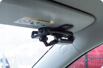 ТВЕРДЫЙ ДЕРЖАТЕЛЬ СОЛНЦЕЗАЩИТНОГО КОЗЫРА ДЛЯ АВТОМОБИЛЬНОГО ТЕЛЕФОНА С ЗАЖИМОМ