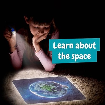 Science4you Space Torch and Projector - Solar System Projector Torch, Explo