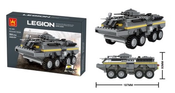 Klocki Wange Transporter opancerzony 384el