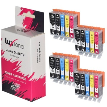 20x TUSZE XXL DO CANON Pixma IP7250 MG5650 MG5550