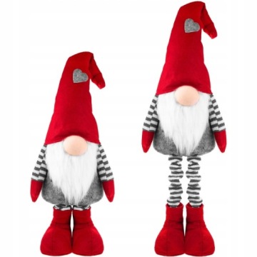 Skrzat Dwarf Christmas Telescopic Большой гноме высокий 115 см регулируется XXL