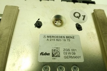 ANTÉNA MERCEDES-BENZ S COUPE (C215) A2158201975 5.0L GASOLINE 2003