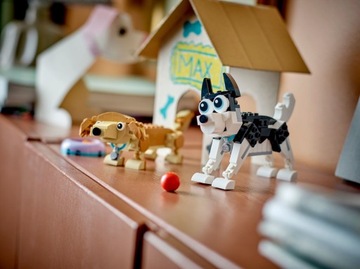 LEGO 31137 CREATOR — Симпатичные щенки собак 3 в 1 + подарочный пакет LEGO