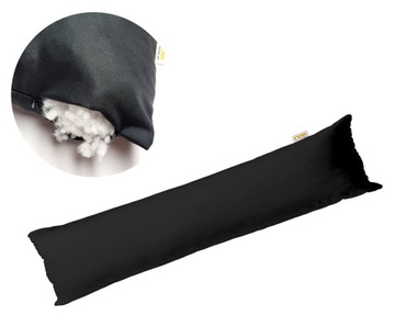 Poduszka dla śpiących na boku regulowana 40x170 czarna poduszka 170x40 REM