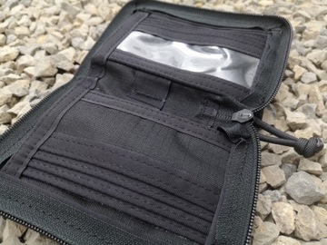 Mały taktyczny portfel Vins II EDC Czarny Baribal