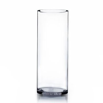 Wazon Szklany Cylinder 50 fi 15 cm Grube Szkło