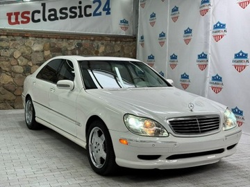 Mercedes Klasa S W220 2001 Mercedes S 600 LONG Biały W12 365KM Gotowy do, zdjęcie 11