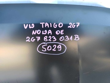 VOLKSWAGEN TAIGO 2G7 KAPOTA KRYT MOTORU PŘEDNÍ NOVÁ OE 5029