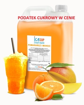 Syropy do Granity (1+7) Pomarańcz z Mango 5L