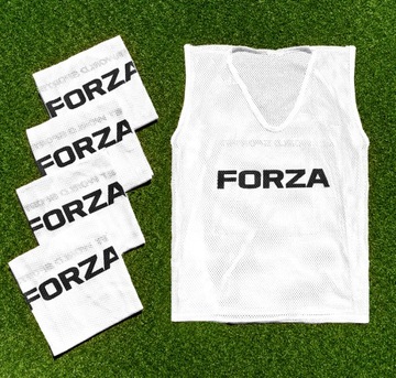 Kamizelki treningowe FORZA [10, junior] białe