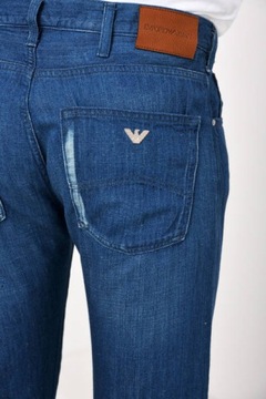 Spodnie EMPORIO ARMANI męskie jeansy stylowe W28