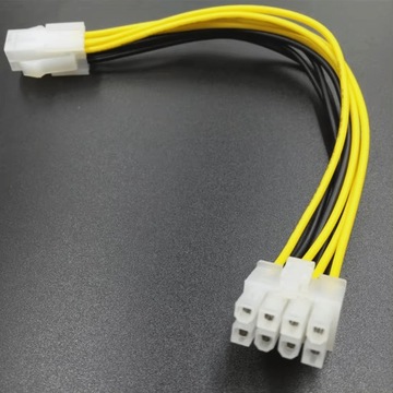 АДАПТЕР ПИТАНИЯ ЦП ATX 12 В, 4-8-контактный адаптер ЦП, 20 см