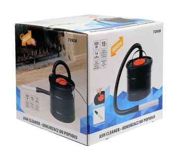 ПЫЛЕСОС ДЛЯ ЗОЛА КАМИНА И ГРИЛЯ 18Л 800ВТ