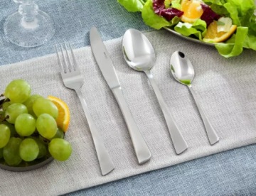 НАБОР СТОЛОВЫХ ПРИБОРОВ СТОЛОВЫЕ ПРИБОРЫ БЛЕСК 24 EL ЛОЖКИ НОЖИ ВИЛКИ ЛОЖКИ