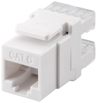 Keystone CAT6 gniazdo RJ45, UTP, 250 MHz