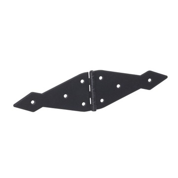 Ozdobny zawias trójkątny - czarny - ZATS 250x1,5